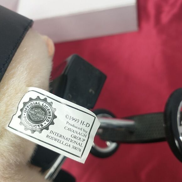 Vintage 1999 Harley Davidson Plush Hog Riding Tricycle Animated Collection w/box - Picture 11 of 12